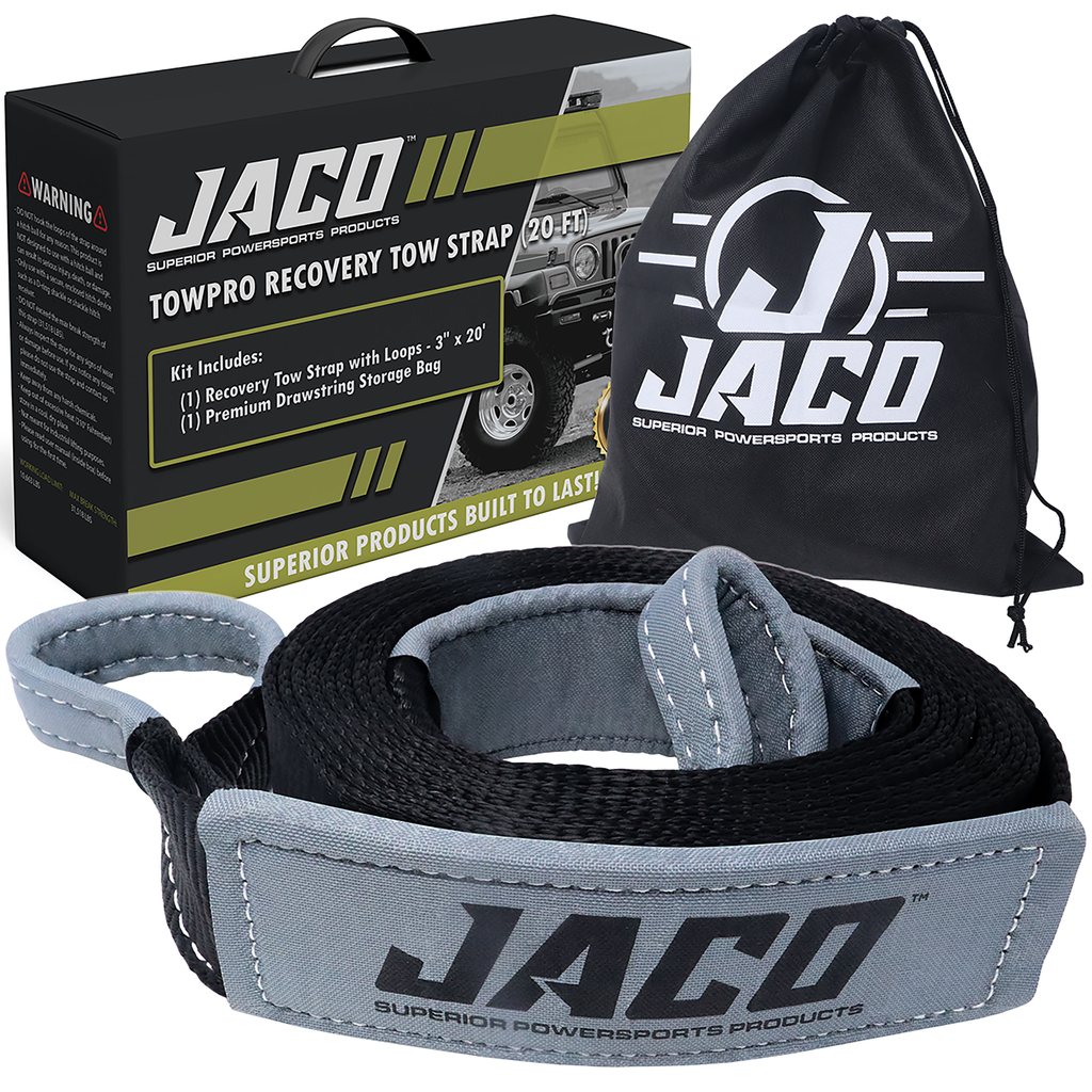 JACO TowPro Recovery Strap - 20 FT/30 FT - Ships Free! JACO TowPro Recovery Strap - 20 FT/30 FT - Ships Free!